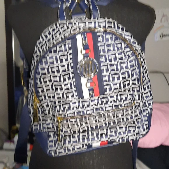 NWOT Tommy Hilfiger backpack NWOT] TOMMY HILFIGER GIGI HADID NAUTICAL STIRIPE BACKPACK  main image 2